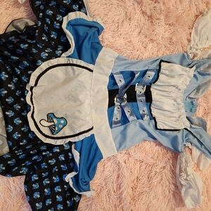 Blue and White Kids Costume